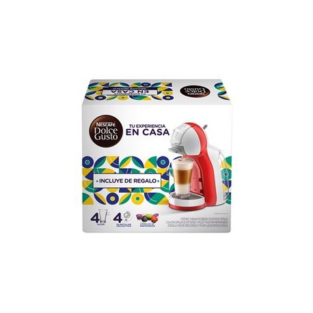 Cafetera Mini Me Roja Con Blanco Dolce Gusto