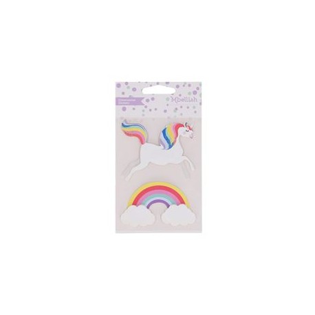 Stickers Dimensional Unicornio