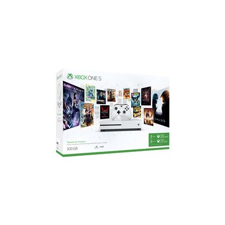 Consola Xbox One S De 500Gb + Live Gold + Game Pass