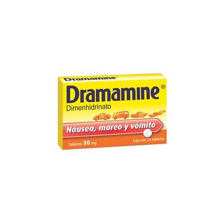 Dramamine 50 Mg 24 Tabletas