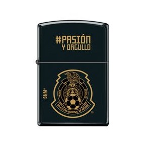 Encendedor Zippo Negro Selección Nacional