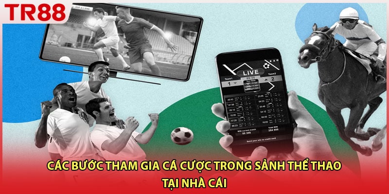 Các bước tham gia cá cược trong sảnh thể thao tại nhà cái 