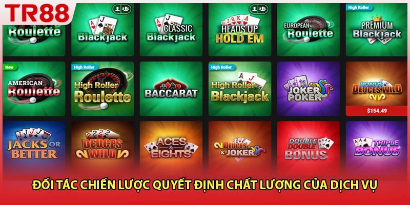 Đối tác chiến lược quyết định chất lượng của dịch vụ