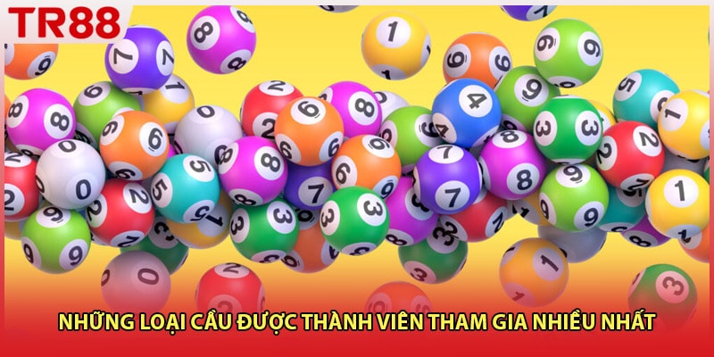 Những loại cầu được thành viên tham gia nhiều nhất