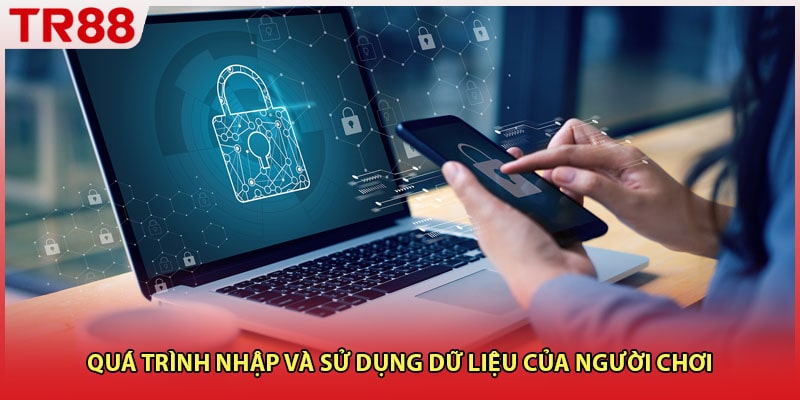 Quá trình nhập và sử dụng dữ liệu của người chơi